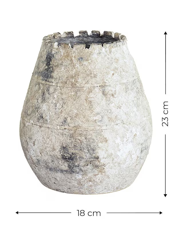 Jarrón Alba de barro