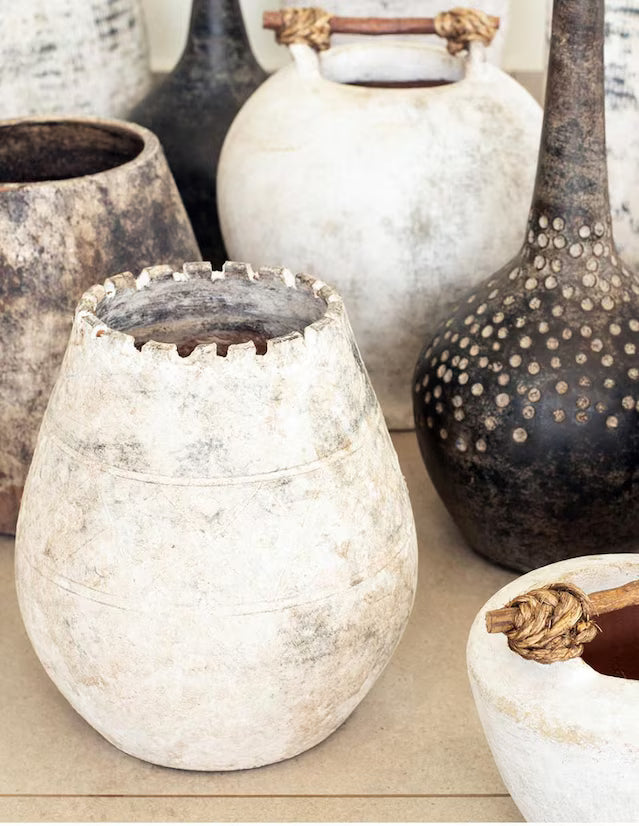 Jarrón Alba de barro
